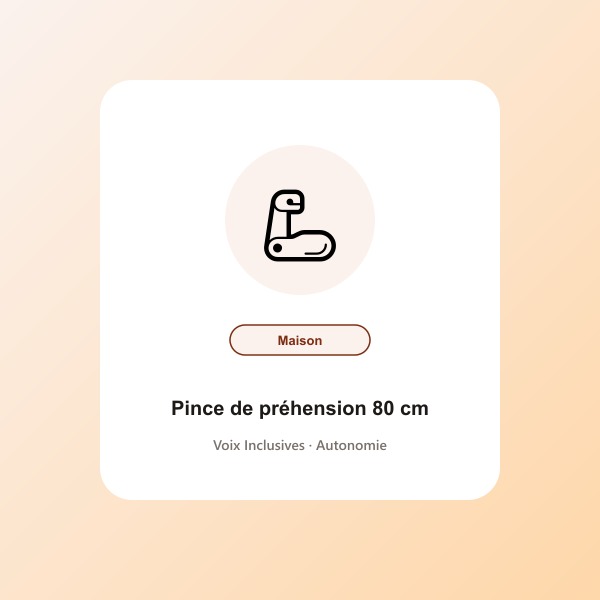Pince de préhension 80 cm